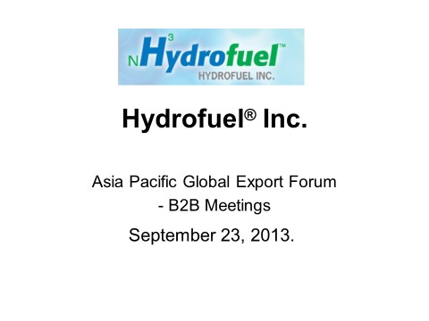 2013-09-23 Asia Pacific Global Export Forum Presentation